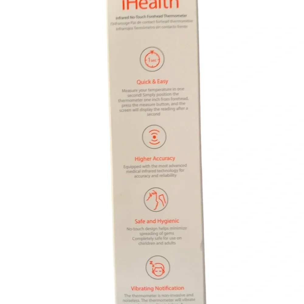 iHealth PT3 Infrared No-Touch Forehead‎ Thermometer - Picture 4 of 4